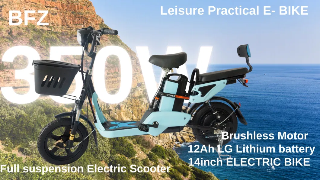 Electric Scooter City E-Bike Urban Commuting Bicycle 48V350W 12ah