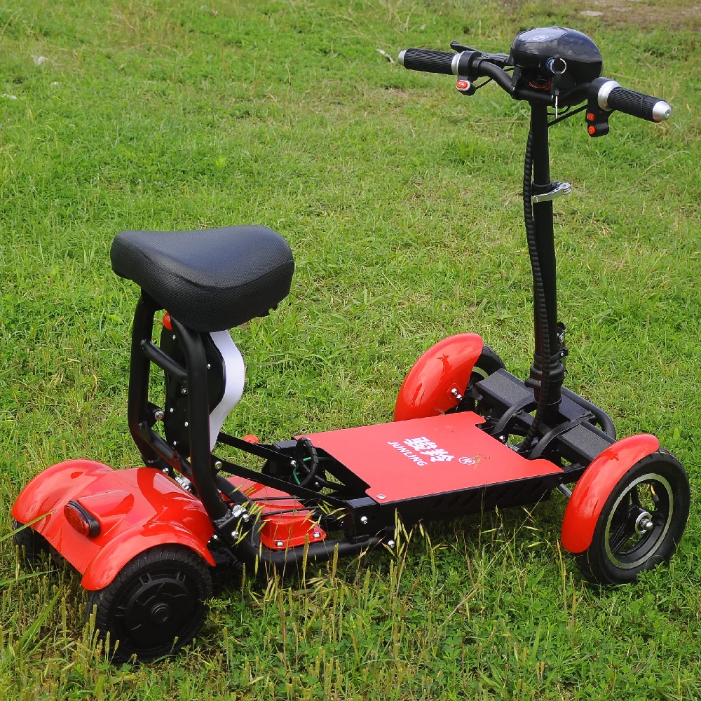 Disabled 4 Wheel Electric Folding Handicap Mobility Scooter for Elderly