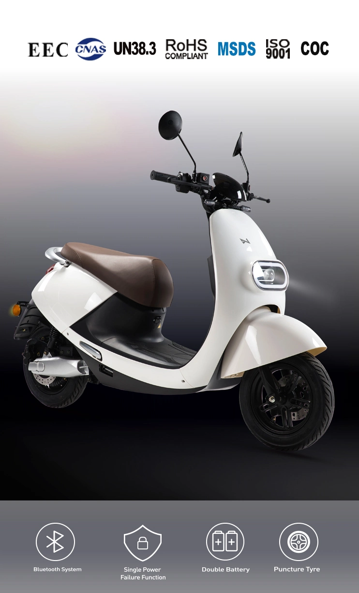 Lithium Battery Motorcycle Scooter Electric Moped for Adult