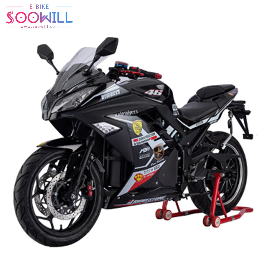 10000W Electric Motorcycle EEC Fashion Scooter E-Bike Scooty with 72V160ah Lithium Battery R1