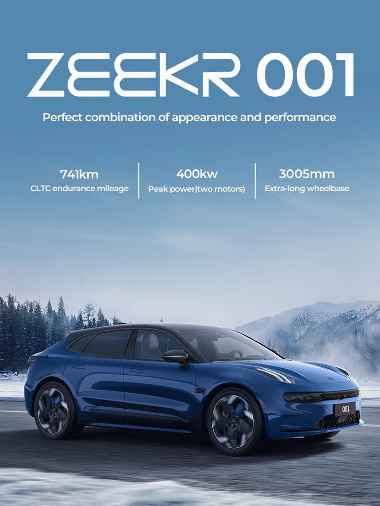 1032km Long Range Zeekr 001 400kw Horse Power Zeekr 001 2023 New Model Z-Sport Zeekr 001