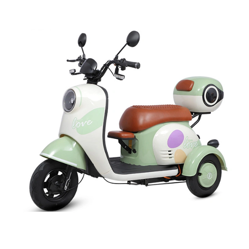 Electric 3 Wheel Cargo with Passenger for Motorcycle Tricycles Fat Kids Front Tire Tuk Gear Differential Cabin Toddler Tricycle