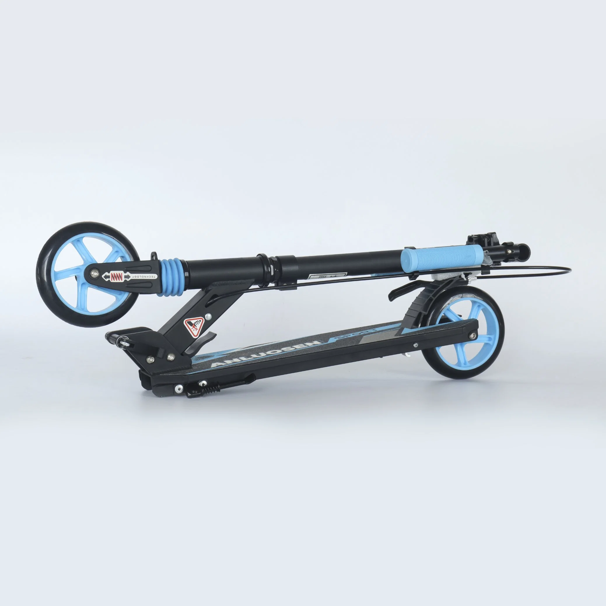 Nuovo 2 ruote Adulti Bambini ruote grandi/ruote in gomma pieghevole Scooter da calcio per adulti con stunt per bambini