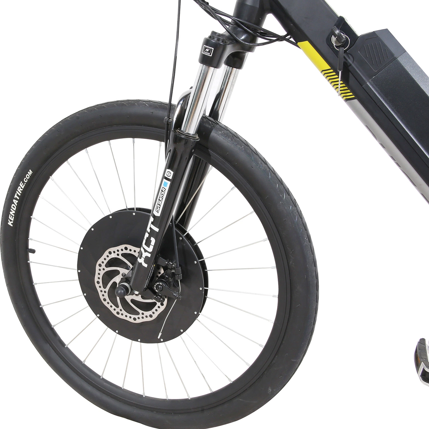 Bicicletta elettrica pieghevole con ruote a razze MTB con approvazione CE