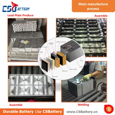 Аккумулятор Csbattery 12 в 100 а/150ah/200ah с гелем глубокого цикла аккумулятор для солнечных батарей Панель/Инвертор/Power-Tool/UPS/Электрический скутер/велосипед/автомобиль/Pack/6V/CSB