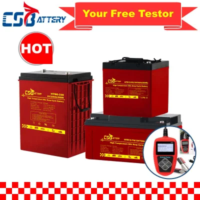 Аккумулятор Csbattery 12 в 100 а/150ah/200ah с гелем глубокого цикла аккумулятор для солнечных батарей Панель/Инвертор/Power-Tool/UPS/Электрический скутер/велосипед/автомобиль/Pack/6V/CSB