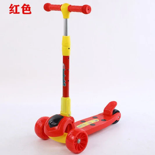 Multifunctional Three-Wheel Kids Kick Scooter Children Foot Scooter with Seat Optional