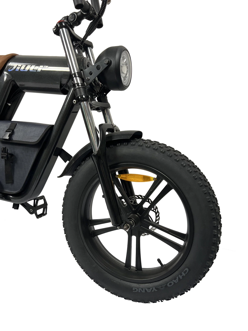 City Bike with Big Front Light Fat Tire Shimano 7-Speed MTB Fat Tire Electric Mountain Bike Snow Cruiser E Bike