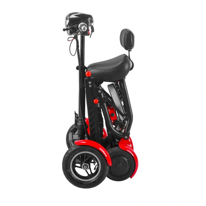 Medical Products 3 Wheel Daily 350W Brushless Motor Adult Folding Electric Motorcycle Luggage Scooter