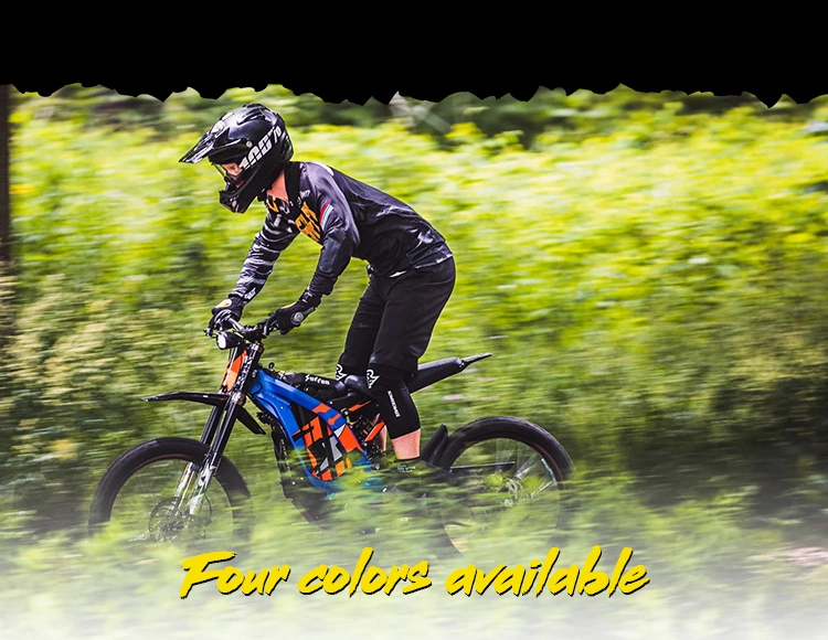 Sur Ron MID Motor Dirt Ebike 6000W Long Range Powerful Electric Bike 60V Lithium Battery Light B