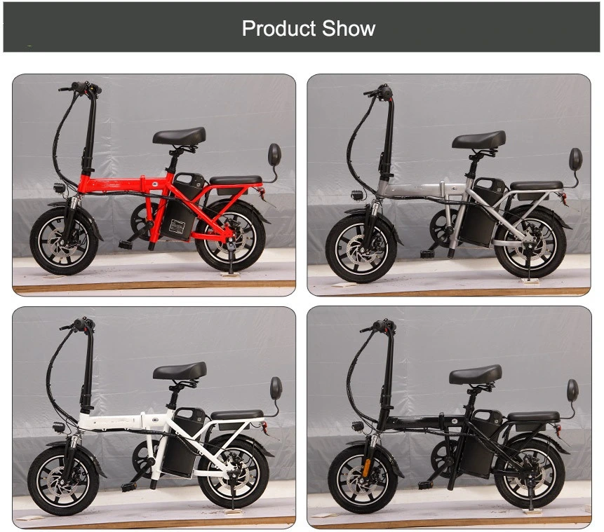 2022 Most Popular 14inch Electric Bike Ebike Bicicleta Electrica Mini 48V 12ah Electric Scooter 2022 Cheap Price Bike for Adult