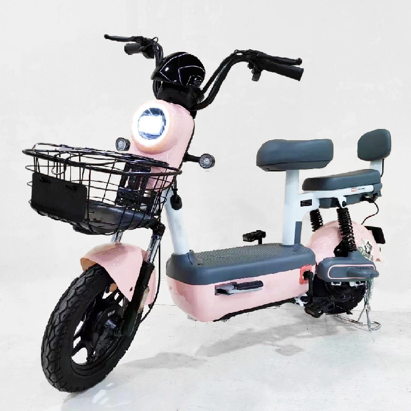 Hot Sale 350W 48V City Electric Bike Electric Scooter City Bike for Adults 14 Inch Long Range Cheap