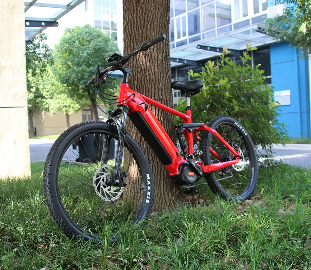 27.5&quot; Commuter/Enduro Electric Bicycle 48V 1000W Electric Mountain Bike Full Suspension Dirt City E Bike