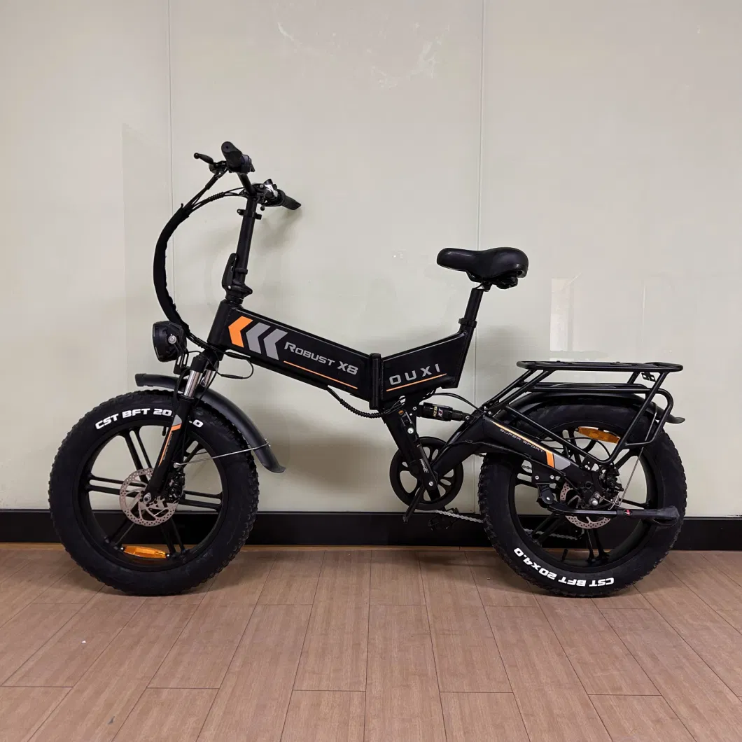 Fat Tyre Electric Bike 20&prime;&prime; Aluminum Alloy Frame Folding Ebike