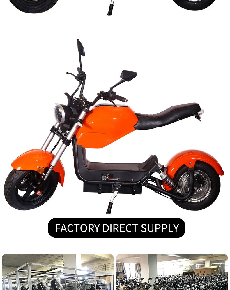 EEC Coc Approved 1500W 2000W Powerful Motorcycle Electric Citycoco 3000W Fat Tire Scooters for Adult Electric Bike Chopper