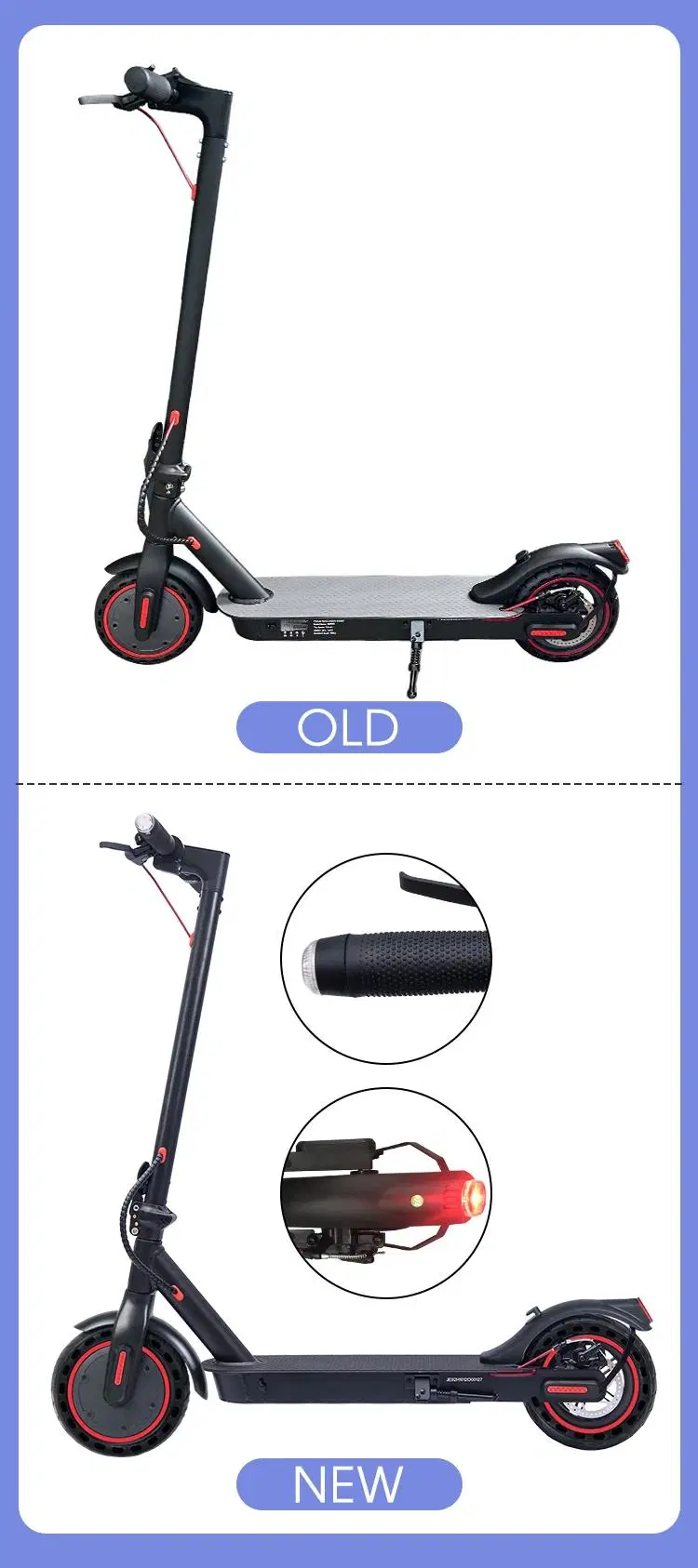 15+ Years Factory Maxwheel 2024 New E9 PRO M365 E Kick Mobility Mini Portable Folding Adult Electric Scooter