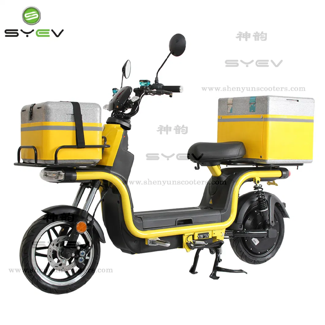 Syev 60V/72V 800W Double Lithium Battery Long Distance Food Delivery Electric City Bike Electric Scooter Electric Motorcycle