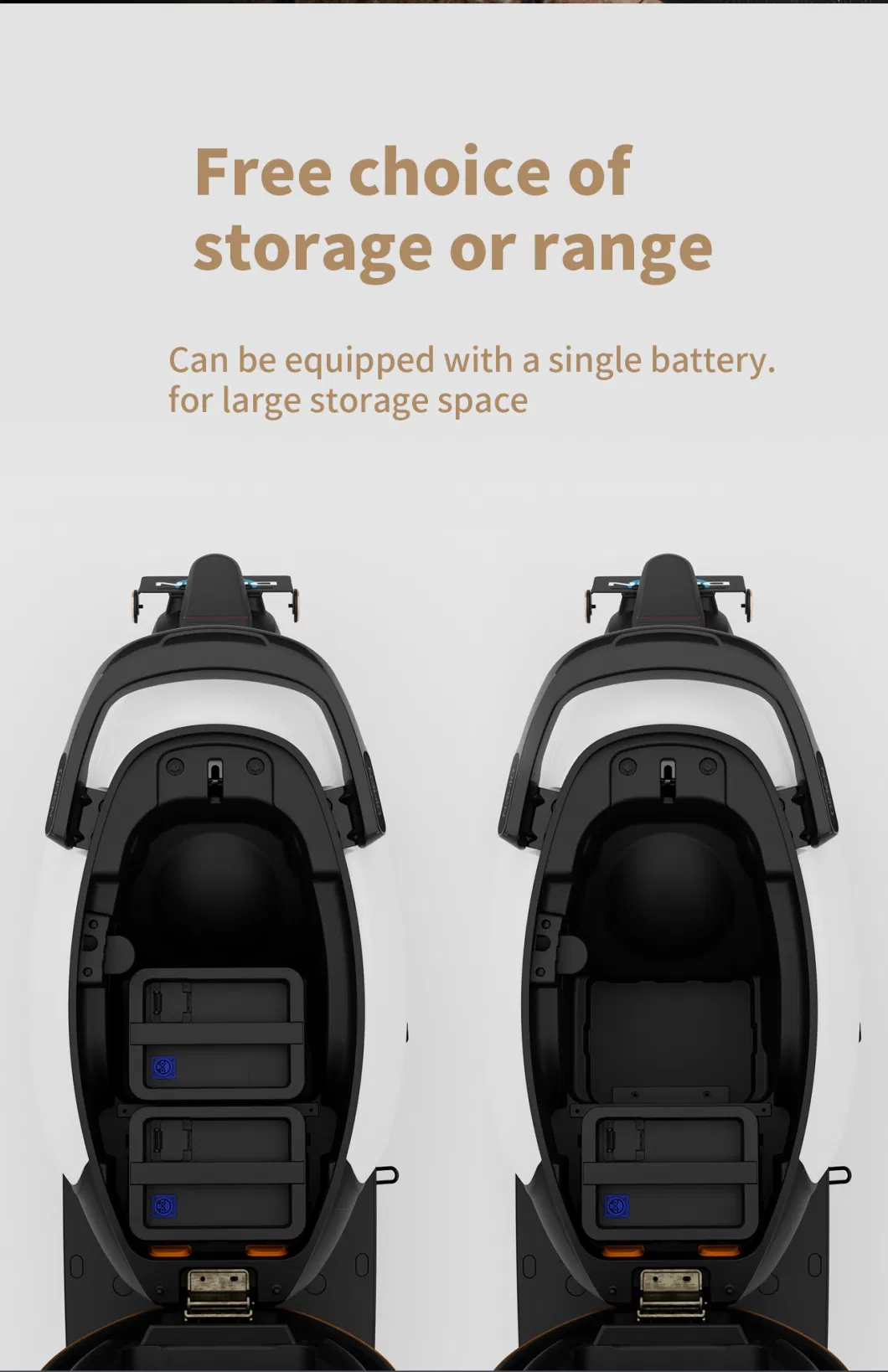 Mini Bike Mobility City Scooter Electric Moped with 3500W Motor Removable Lithium Battery