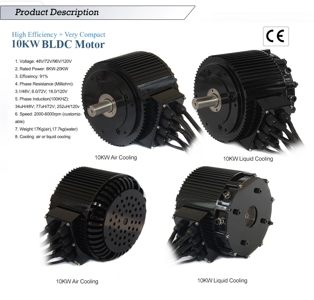 10KW high power electric engine for motorcycle and motorbike