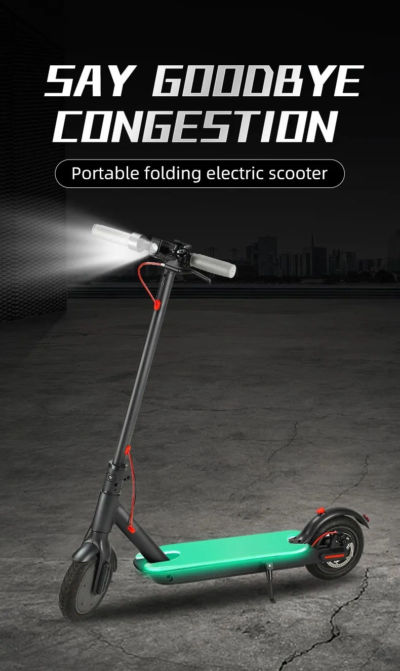 Chinese Factory Produces New Light Emitting Electric Scooters, Acrylic Light Emitting Pedals, Colorful Lights, 350W Adult Electric Scooters Electric Bikes