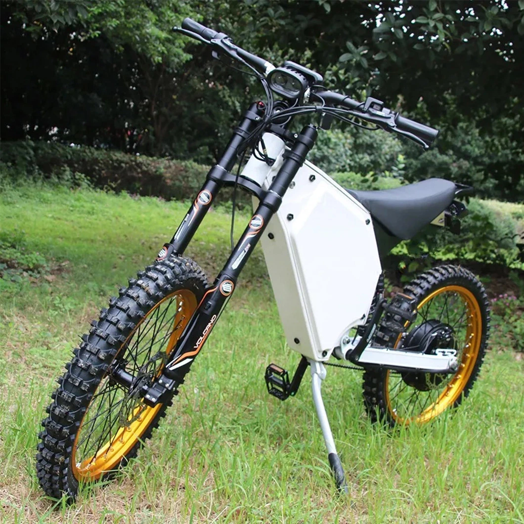 Powerful 72V 5000W Electric Dirt Bike Full Suspension Mountain Ebike