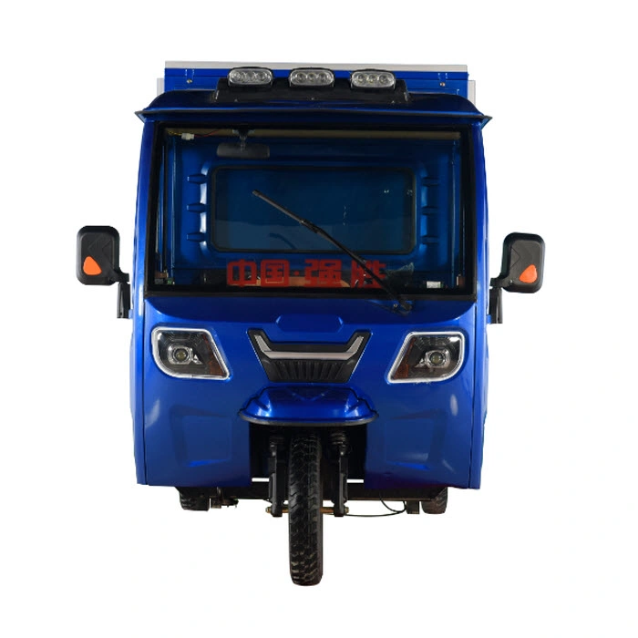 China Solar Panel Electric 3 Wheeler Manufacturer Motorcycle with Cabin E Loader