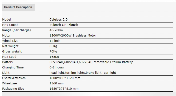 Wholesale Best Buy EEC Fat Tire 2000W Adult Chopper China Adult Electric Scooter Bike Citycoco