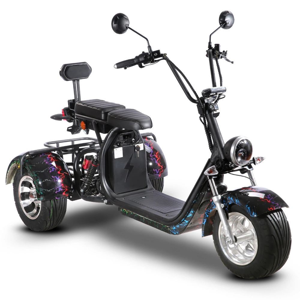 Us Warehouse Delivery to Door Electric Scooter 2000W Three-Wheel Bicycle EEC DOT