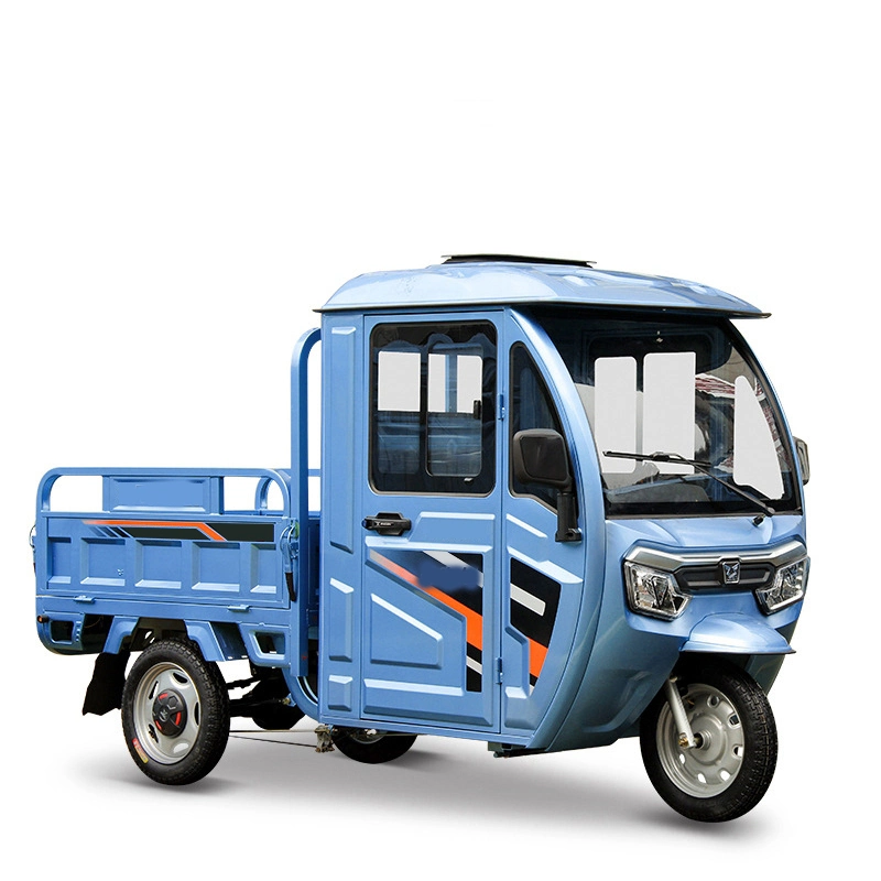 Powerful 1500W 60V Heavy Loading Electric Tricycle Motorized Rickshaw Truck for Sale