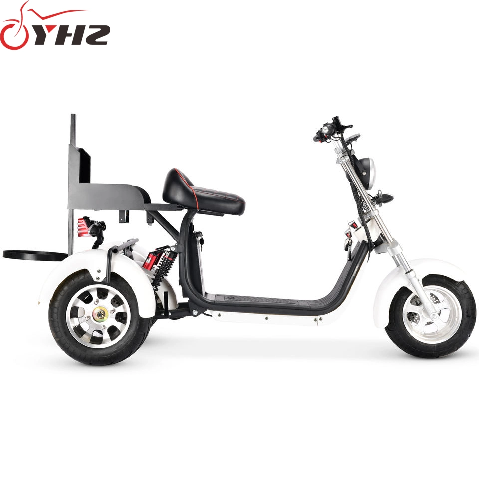 Adult 3-Wheel Electric Golf Bike 1500W 2000W Mobility Scooter with Bag Holder