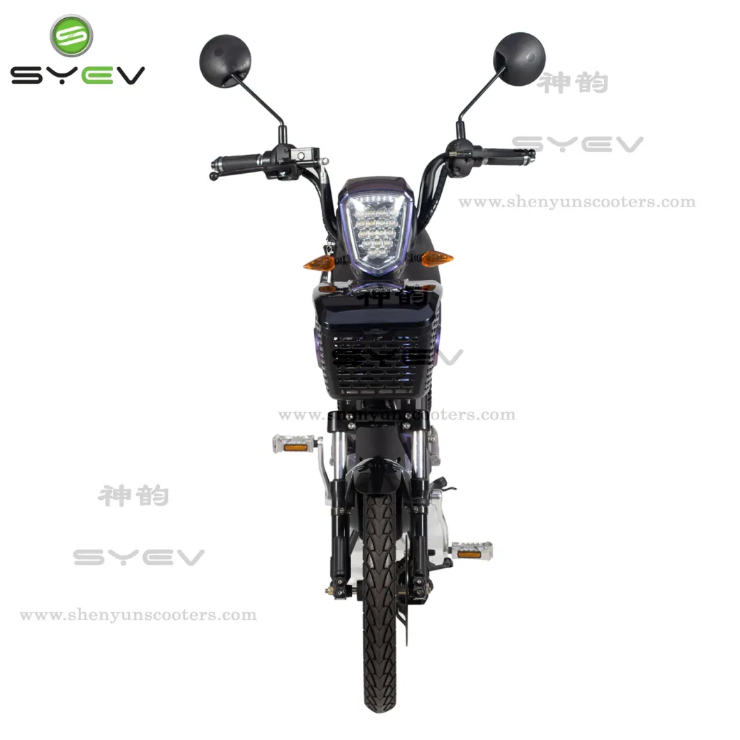 High Performance 350W Low Speed Electric Bike High Quality with 48V Portable Battery Electric Scooter Motorcycle E-Bike E-Scooter Lxqs-2 with Basket