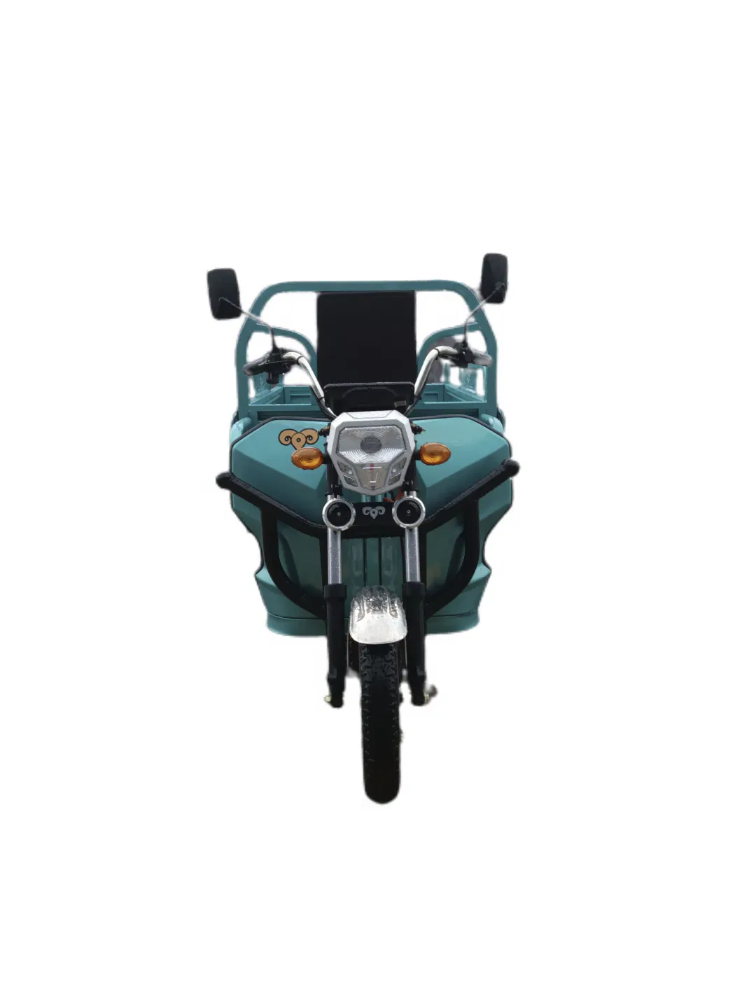 2023 Three Wheel Electric Motorcycle China Durable 1000W 60V Cargo Electric Tricycle Front and Rear Lights Front350 Rear 375 Tire Tricycle Electric Bike