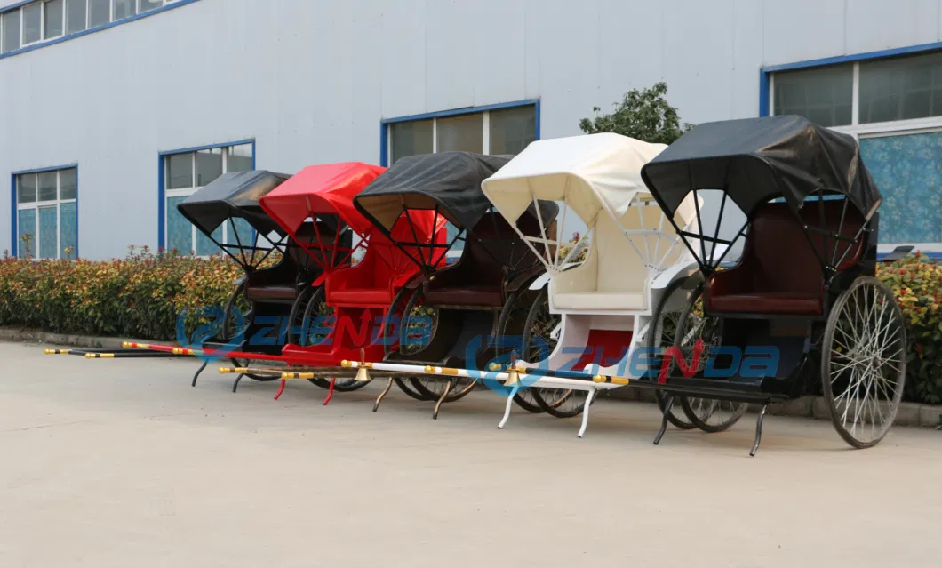 OEM Cheap Electric Hand Pull Rickshaw Price for Exhibition Movie or Film Shows Old Shanghai Style