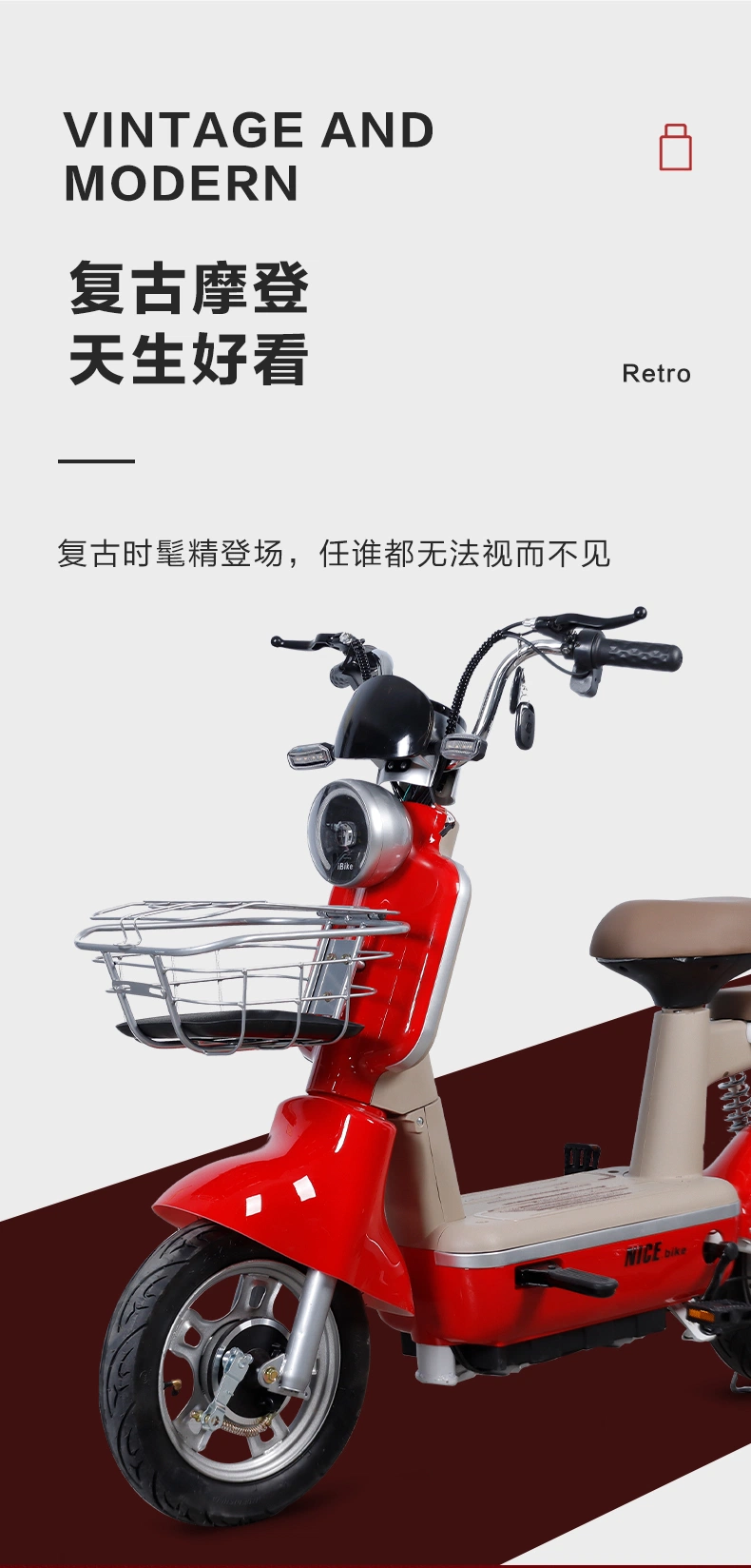 Cheap Electric Bicycles Electric Moped Electric Scooters with Pedals