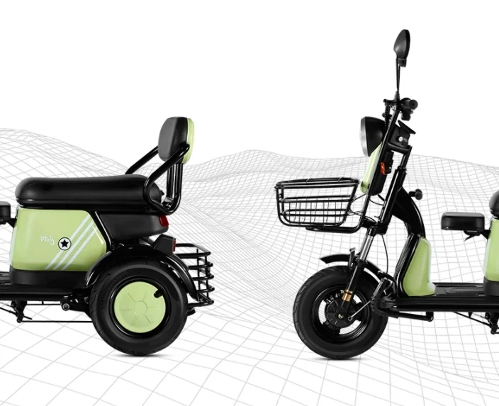 Factory Hot Sale Electric Delivery Tricycle 48V 20ah Lead-Acid Battery 3 Wheel Adult Electric Scooter Bike