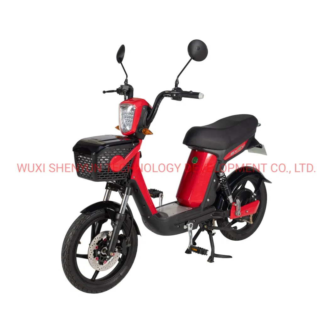 Shenyun Eco Electric Scooter with 30km-40km Range Pedal Assistance 35km/H 18inch