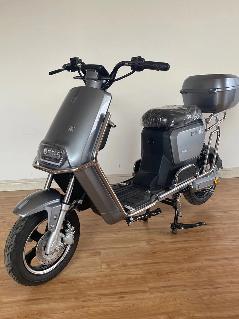 48V 500W Two Wheelers Pedal Assistant Electric Motorcycle Has Box and with Bumper