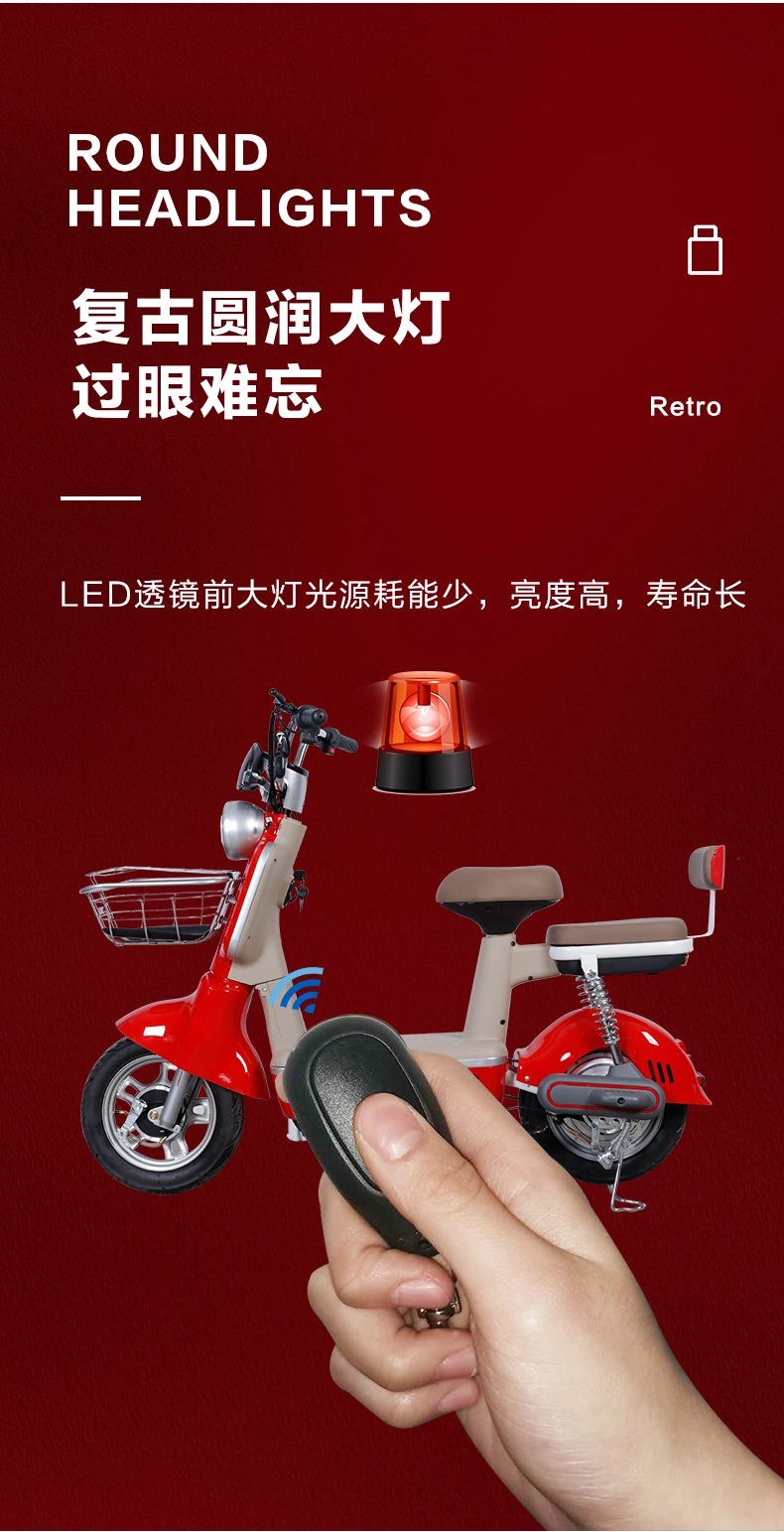 Cheap Electric Bicycles Electric Moped Electric Scooters with Pedals