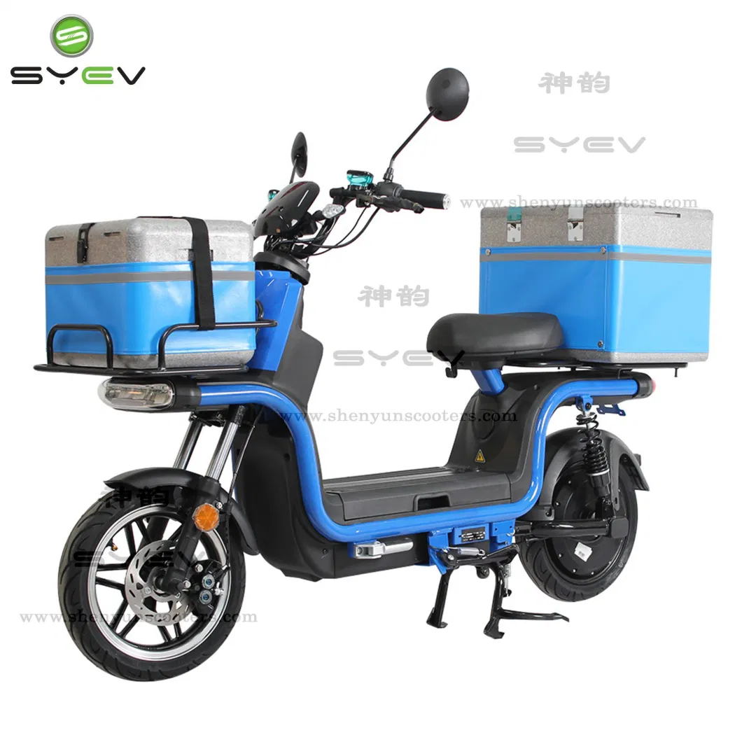 Syev 60V/72V 800W Double Lithium Battery Long Distance Food Delivery Electric City Bike Electric Scooter Electric Motorcycle