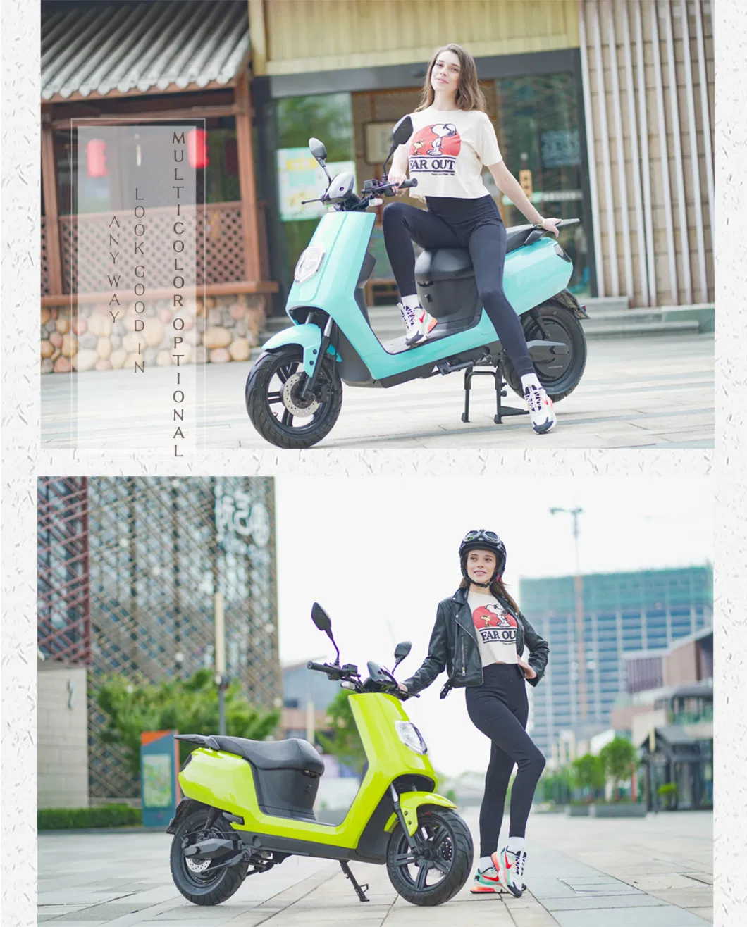 Double Portable Batteries 2022 New Model Electric Bike Electric Motorcycle Scooter 2000W