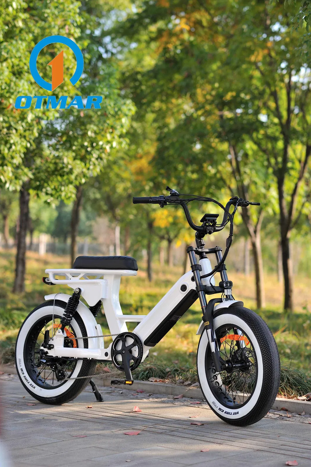 New Design 20 Inch Integrated Battery Retro Electric Bicycle