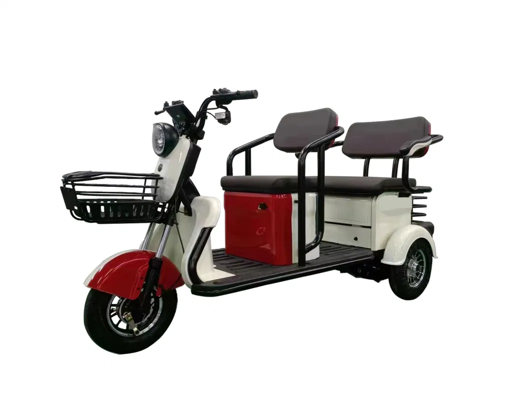 2023 Hot Sales, CCC Certificate, China Manufacturer Good Quality, Electric Leisure Tricycle, 500W 30ah Nampong Motor, Folding Rear Seat