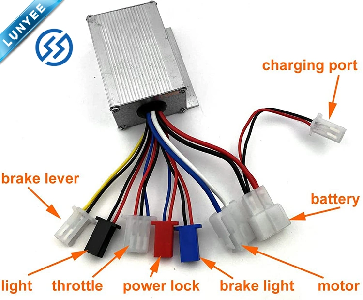 High Torque Low Speed Electric Bike Scooter Motor Kit My1016z 250W/350W