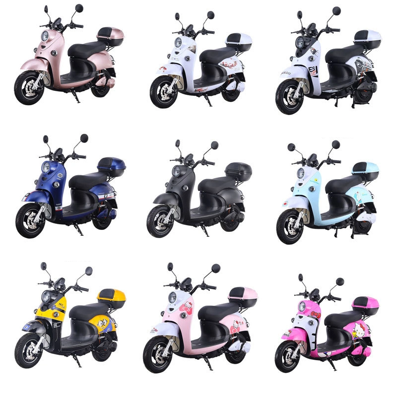 2023 High Speed 1000W Electric Scooter 60V Disc Brake Two Wheel Electric Motorcycle Scooter Cheap Bike Scooter for Adult