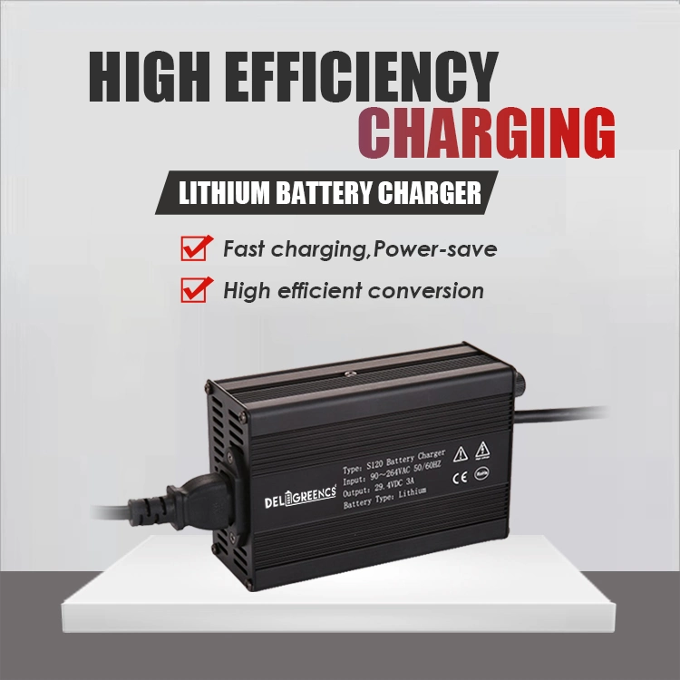 58.8V 14s Lithium Ion 24V 36V 48V 60V 72V 84V 8A E-Scooter E-Bike 12 Volt Lithium Battery Charger