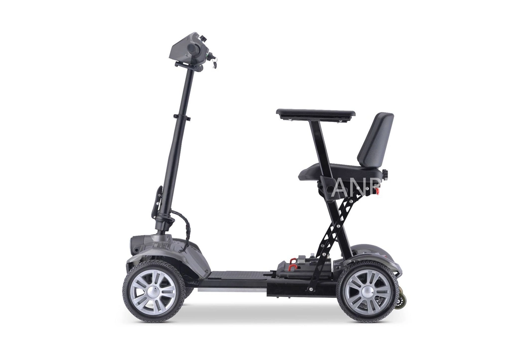 Chinese Mini Folding Four Wheel Mobility Electric Bike Scooter with Pedal
