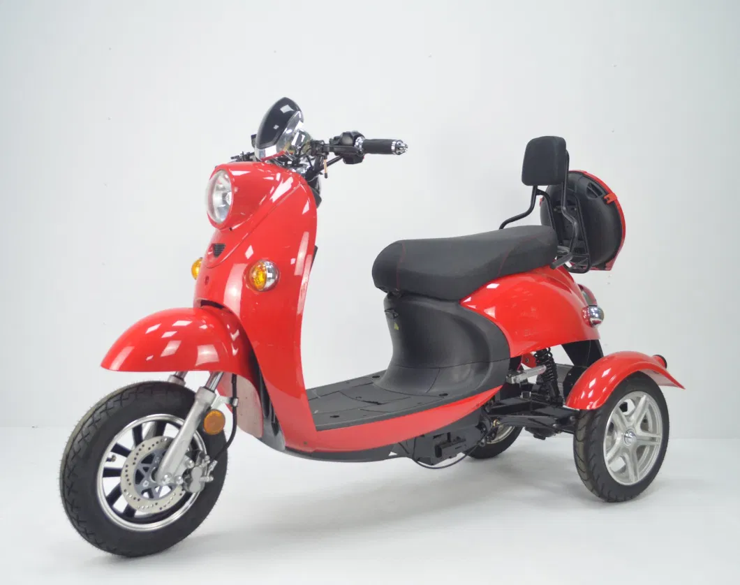 3 Wheels 650W Gear Motor Electric Scooter Tricycle with EEC Coc for Europe Market