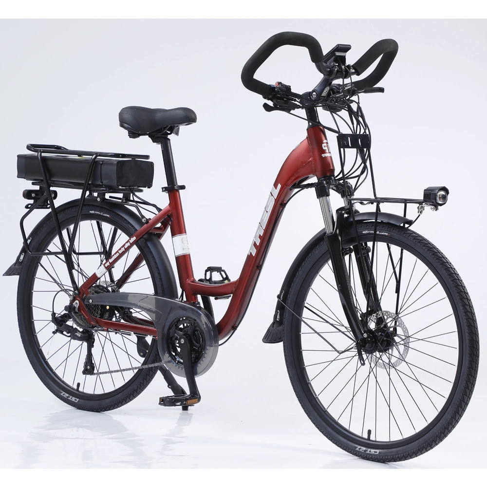 Electric Touring Bicycle 27 Speed 26 Inch Aluminum Alloy E-Bike