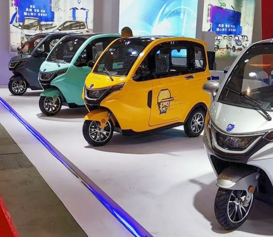 2023 New Design Electric Passenger Tricycle Enclosed Type Electric Trike