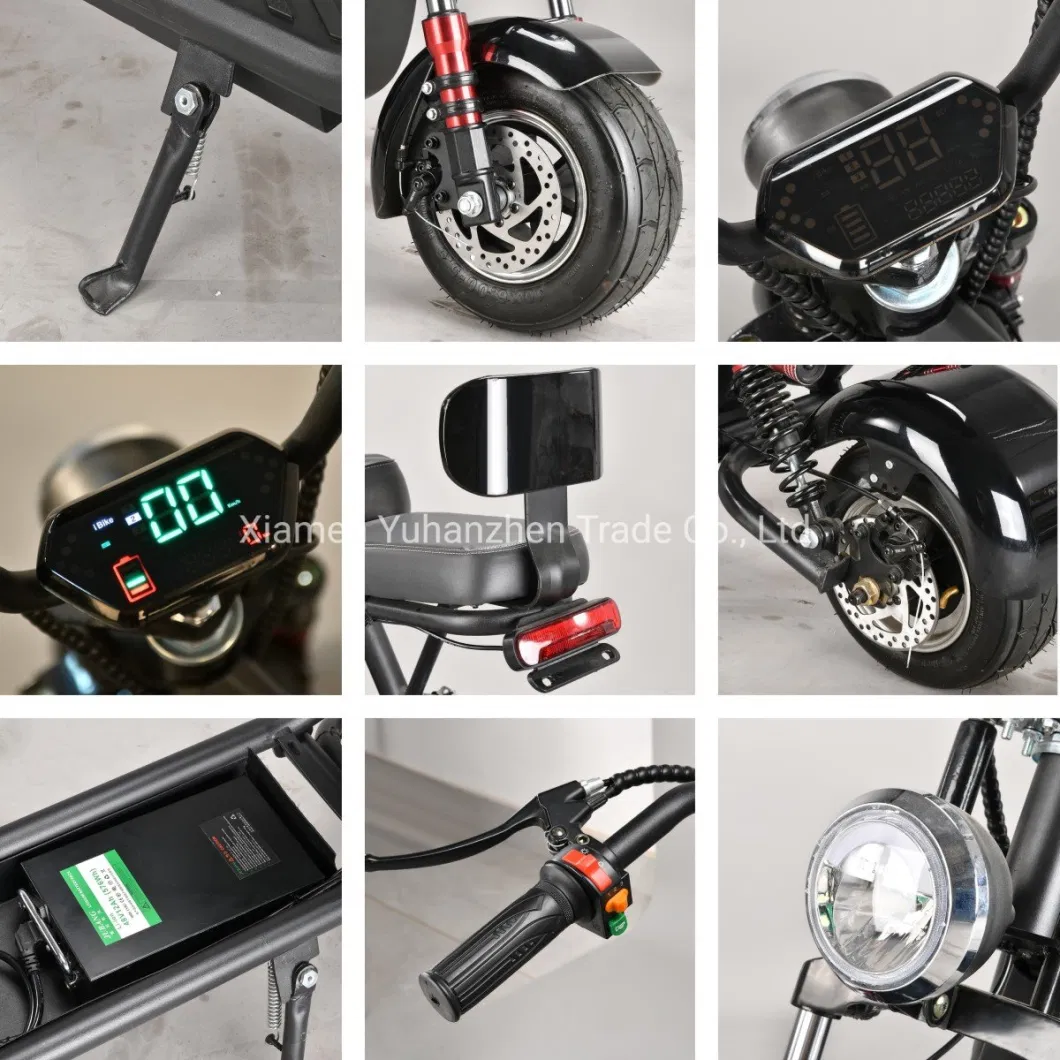 New Product Mini Electric Scooter Two Wheels 800W 48V E-Bike for Unisex